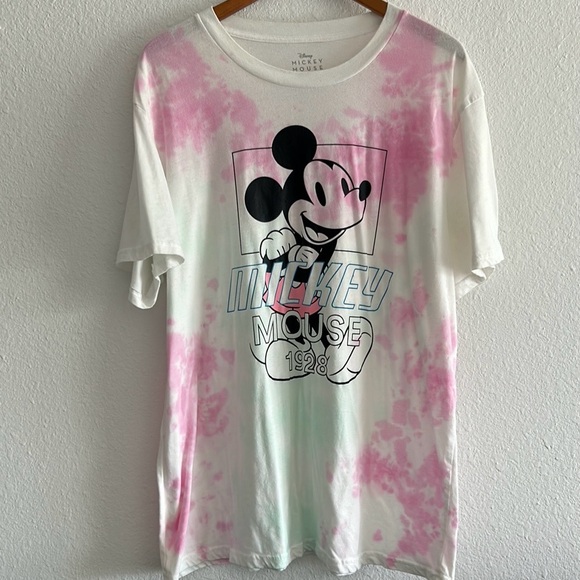 Vintage Mickey Mouse Tie-Dye T-Shirt - Picture 1 of 9